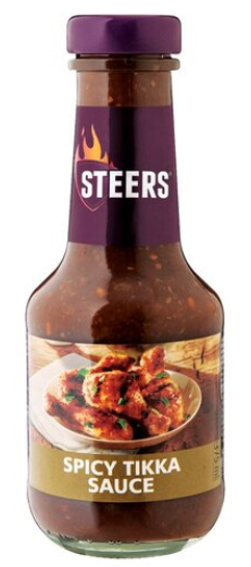 Steers Sauce - Spicy Tikka Sauce 375ml