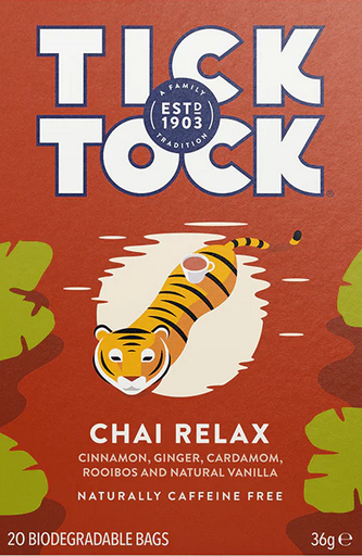 Tick Tock Chai Relax 20 Bags