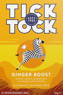 Tick Tock Ginger Boost 20 Bags