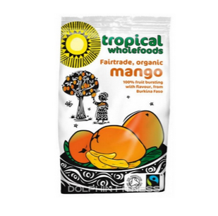 Tropical Wholefoods Dried Mango 100g