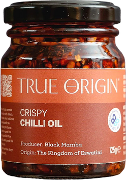 True Origin Crispy Chilli Oil 125g  (Produced by Black Mamba)