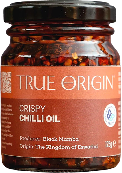 True Origin Crispy Chilli Oil 125g  (Produced by Black Mamba)