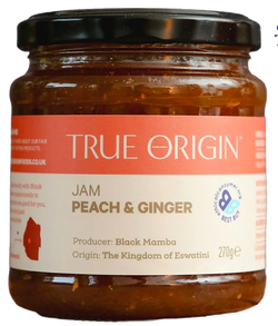 True Origin - Peach & Ginger Jam 270g