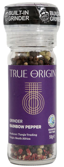 True Origin - Rainbow Pepper Grinder 50g