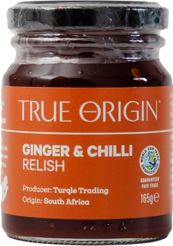 True Origin Ginger & Chilli Relish 165g