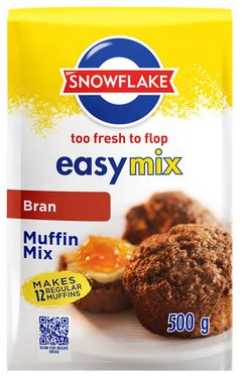 Snowflake Easymix Bran Muffin 500g