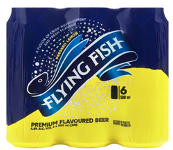 Flying Fish Lemon Flavoured Beer Cans - six pack (6 x 500ml)