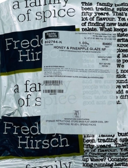 Freddy Hirsch Honey & Pineapple Glaze 1kg
