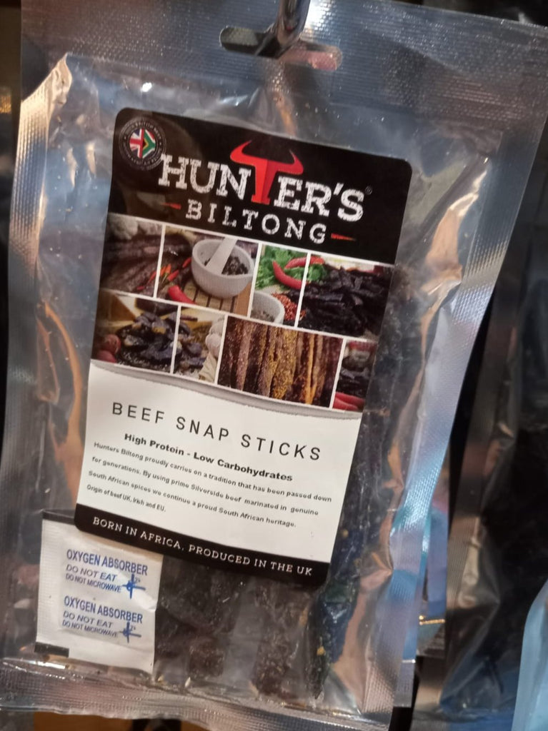 Hunter's Biltong - Beef Snap Sticks 30g – Kalahari Moon