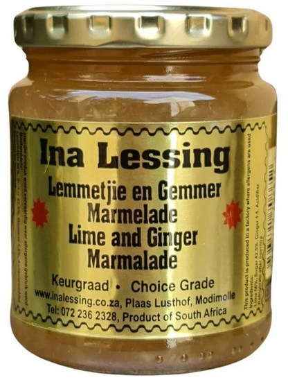 Ina Lessing Lime & Ginger Marmalade 350g