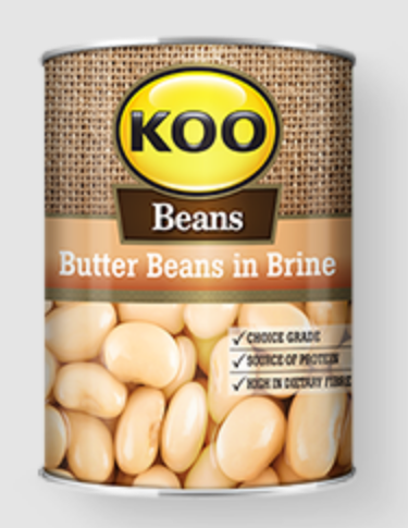 Koo Butter Beans in Brine 410g