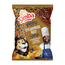 Simba Steakhouse Beef Chips 120g