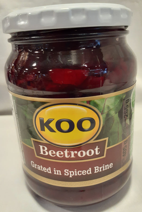 Koo Beetroot Grated in Spiced Brine 405g