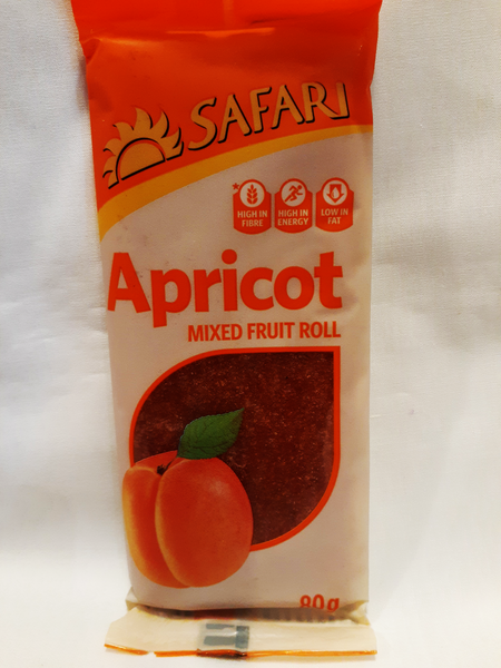 Safari Fruit Roll Apricot 80g