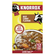 Knorrox Stock Cubes 12 Beef Curry Flavour