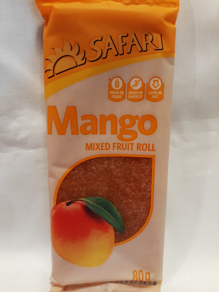 Safari Fruit Roll Mango 80g