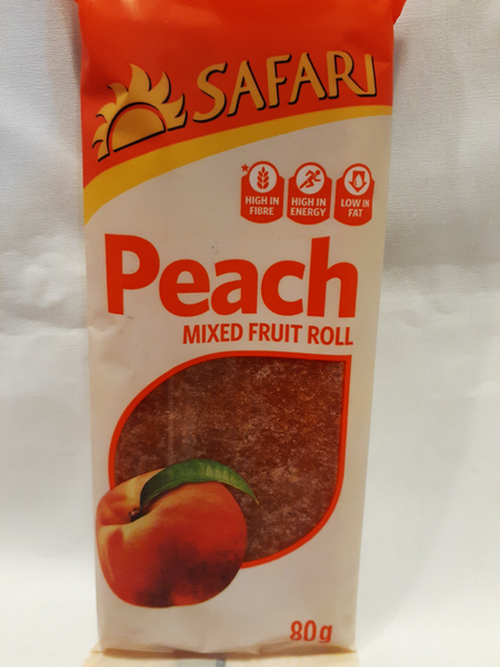 Safari Fruit Roll Peach 80g